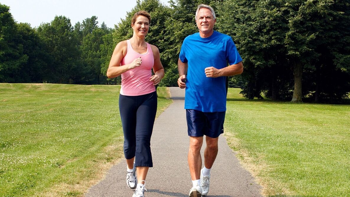Running outdoors to prevent joint pain