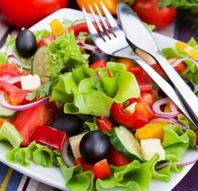 vegetable salad for shoulder osteoarthritis