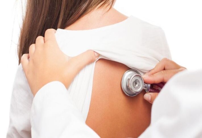 medical test for pain in the shoulder blades